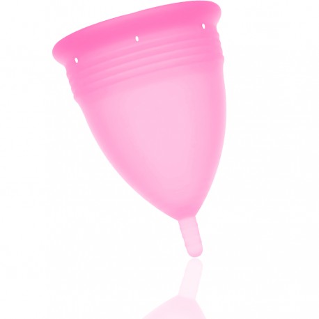 STERCUP - COUPE MENSTRUELLE EN SILICONE FDA ROSE - TAILLE S