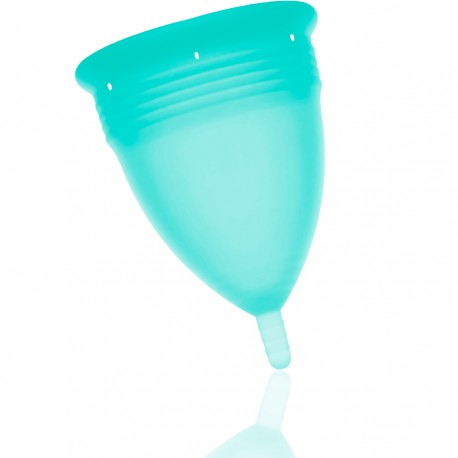 STERCUP - COUPE MENSTRUELLE EN SILICONE FDA AIGUE-MARINE - TAILLE S