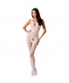 PASSION - WOMAN BS078 BODYSTOCKING TALLA UNICA NEGRO