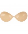 BYE-BRA - SUJETADOR INVISIBLE BEIGE COPA D