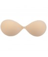 BYE-BRA - SUJETADOR INVISIBLE BEIGE COPA D