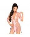 PENTHOUSE - MIDNIGHT MIRAGE PEIGNOIR ROSA XL