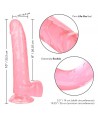 CALEXOTICS - GODE REINE TAILLE ROSE 20.3 CM