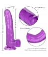 CALEXOTICS - GODE REINE TAILLE VIOLET 20.3 CM