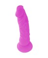 DIVERSIA - DILDO VIBRANT FLEXIBLE VIOLET 21 CM -O- 4.9 CM