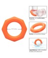 CALEXOTICS - BAGUE ALPHA SEXAGON ORANGE