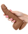 CALEXOTICS - CLOUS EN SILICONE 15.24 CM MARRON