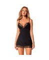 OBSESSIVE - BELLA ROU CHEMISE TANGA XS/S