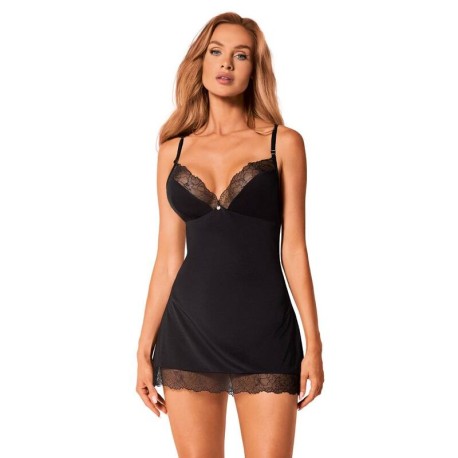 OBSESSIVE - BELLA ROU CHEMISE TANGA XS/S