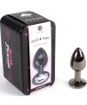 SECRETPLAY - PLUG ANAL EN GUNMETAL PETITE TAILLE 7 CM