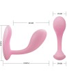 PRETTY LOVE - BAIRD APPLICATION G-SPOT 12 VIBRATIONS RECHARGEABLE ROSE