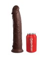 KING COCK - ELITE GODE RÉALISTE EN SILICONE 28 CM MARRON