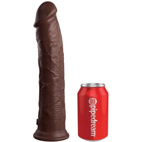 KING COCK - ELITE GODE RÉALISTE EN SILICONE 28 CM MARRON