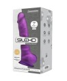 SILEXD - MODÈLE 1 PÉNIS RÉALISTE PREMIUM SILEXPAN SILICONE VIOLET 17.5 CM