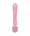 SATISFYER - TRIPLE LOVER MASAJEADOR VIBRADOR RABBIT ROSA