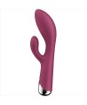 SATISFYER - SPINNING RABBIT 1 ESTIMULACION CLITORIS Y PUNTO G ROJO