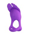 PRETTY LOVE - SILAS ANNEAU PÉNIS VIBRANT 7 VIBRATIONS SILICONE VIOLET