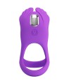 PRETTY LOVE - SILAS ANNEAU PÉNIS VIBRANT 7 VIBRATIONS SILICONE VIOLET