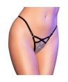 CHILIROSE - CR 4665 STRING ARGENT NOIR S/M