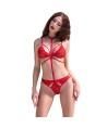 CHILIROSE - CR 4633 SET DOS PIEZAS ROJO S/M