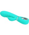 PRETTY LOVE - VIBRATEUR MULTIFONCTION G-SPOT PRESCOTT VERT AQUA