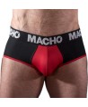 MACHO - MS26N SLIP NEGRO/ROJO S