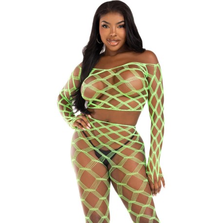 LEG AVENUE - TOP LEGGINS HARDCORE VERDE