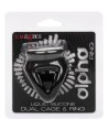 CALEXOTICS - ALPHA BAGUE DUAL CAGE NOIR