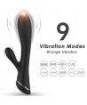 ARMONY - VIBRATEUR LAPIN SILICONE NOIR