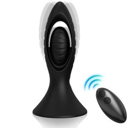 ARMONY - VIBRATEUR PLUG ANAL SILICONE NOIR