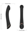 ARMONY - VIBRATEUR FALT HEAD SILICONE NOIR