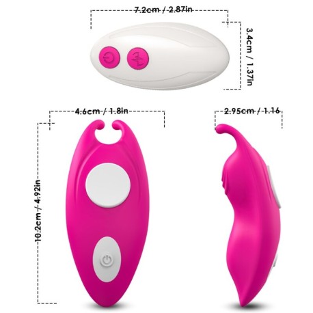 ARMONY - HONEYBEE WEARABLE PANTIES VIBRATEUR G-SPOT FUCHSIA - APPLICATION GRATUITE