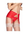 CHILIROSE - CR 3618 LIGUERO TANGA ROJO S/M