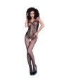 CHILIROSE - CR 4233 BODYSTOCKING SANS CROCHET NOIR S/M