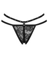 LIVCO CORSETTI FASHION - NOMADE TANGA CROTCHLESS NEGRO