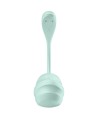 SATISFYER - APPLICATION GRATUITE STIMULATEUR DE POINT G PÉTALE LISSE VERT D'EAU