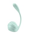 SATISFYER - APPLICATION GRATUITE STIMULATEUR DE POINT G PÉTALE LISSE VERT D'EAU