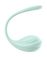 SATISFYER - APPLICATION GRATUITE STIMULATEUR DE POINT G PÉTALE LISSE VERT D'EAU