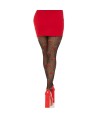 LEG AVENUE - BAS TAUPES CERISE NOIRE