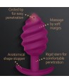 G-VIBE - GPLUG TWIST 2 PLUG ANAL VIOLET