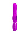 PRETTY LOVE - VIBRATEUR MULTIFONCTION LAPIN 4 EN 1 PAPILLON FUCHSIA