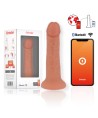 ONINDER - GODE VIBRATEUR BOGOTÁ MOYEN 9 VITESSES NATUREL 20 CM -O- 4.2 CM - APPLICATION GRATUITE