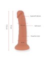 ONINDER - PETIT GODE VIBRATEUR BOGOTÁ 9 VITESSES NATUREL 17.5 CM -O- 4 CM - APPLICATION GRATUITE