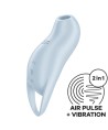 SATISFYER - POCKET PRO 1 STIMULATEUR DE CLITORIS BLEU CLAIR