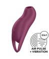 SATISFYER - POCKET PRO 1 STIMULATEUR DE CLITORIS GRENAT