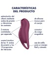 SATISFYER - POCKET PRO 1 STIMULATEUR DE CLITORIS GRENAT