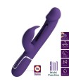 PRETTY LOVE - VIBRATEUR MULTIFONCTION 3 EN 1 KAMPAS RABBIT AVEC LANGUE VIOLET