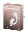 SATISFYER - G FOR GODDESS 1 VIBRATEUR LAPIN BLANC