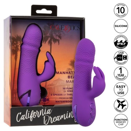 CALEXOTICS - MANHATTAN BEACH MARVEL VIBRATEUR RABBIT VIOLET PAR CALIFORNIA DREAMING