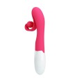 ROMANCE - VIBRATEUR ET STIMULATEUR 30 VITESSES ROSE